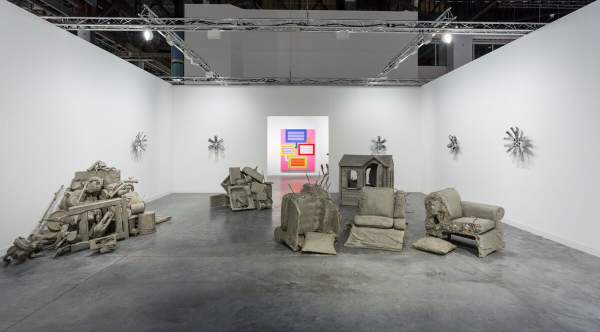 Installation view of Stuart Shave/Modern Art’s booth at Art Basel in Miami Beach, 2017. Photo by Alain Almiñana for Artsy. 