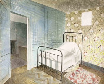 EricRavilious, TheBedstead, 1939. Towner Collection. 