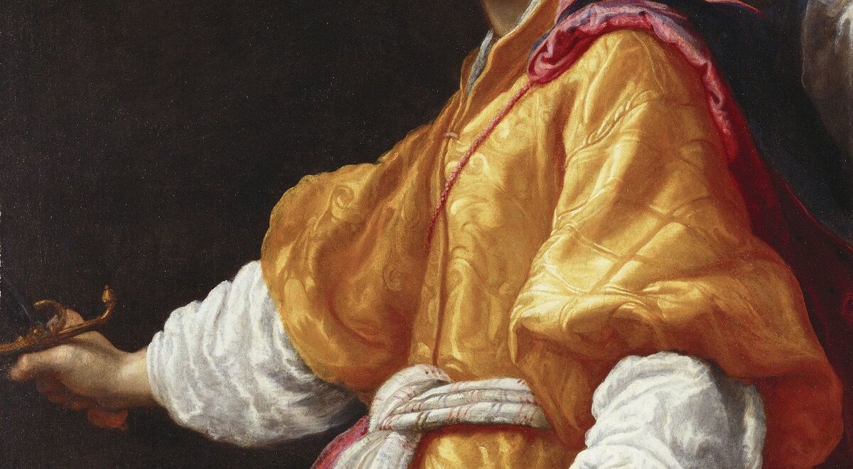 Detail of Cristofani Allori, Judith with the Head of Holofernes, 1613. © Her Majesty Queen Elizabeth II 2020. Courtesy of The Royal Collection Trust.