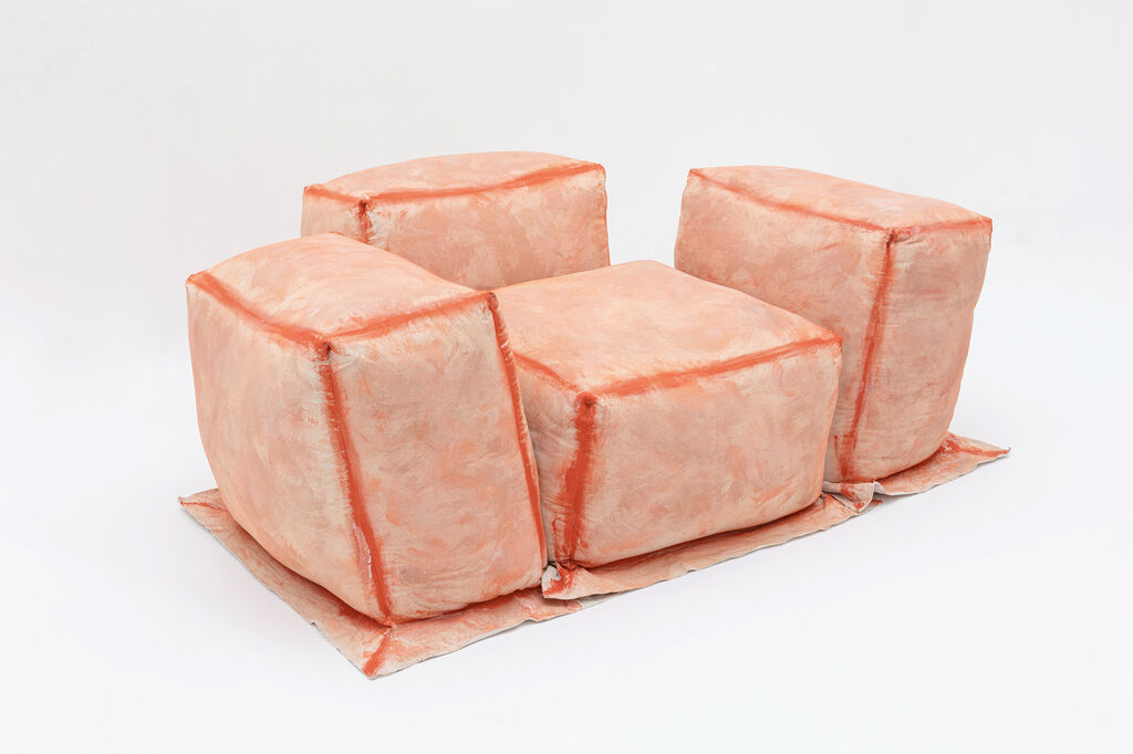 Maquette 259 / Canvas and Foam Seat, Rust