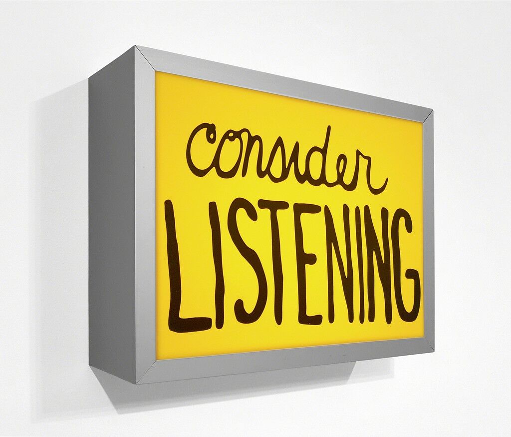 Consider listening