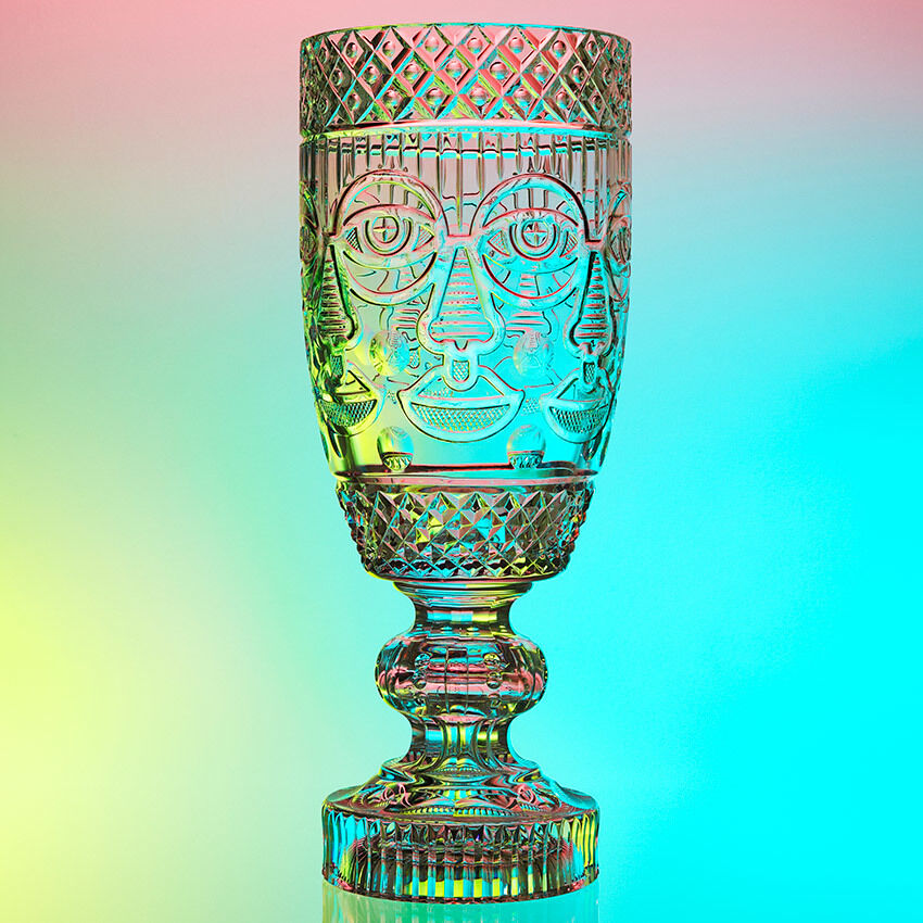 Crystaleyezed Vase