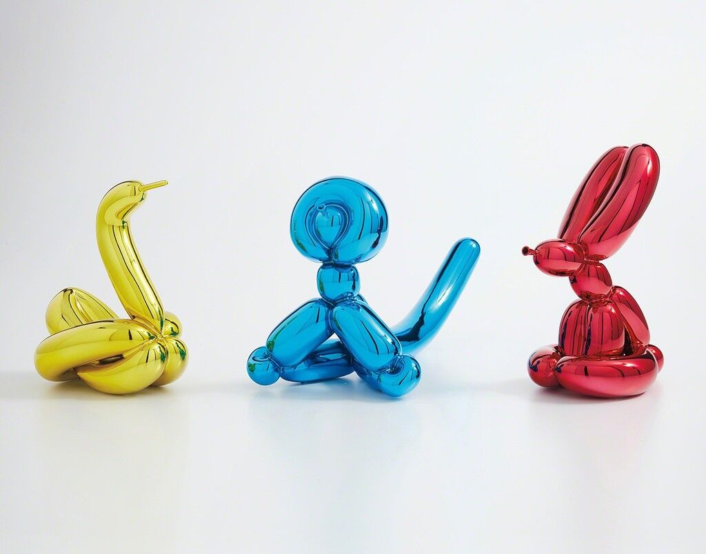 Balloon Swan (Yellow); Balloon Monkey (Blue); and Balloon Rabbit (Red)