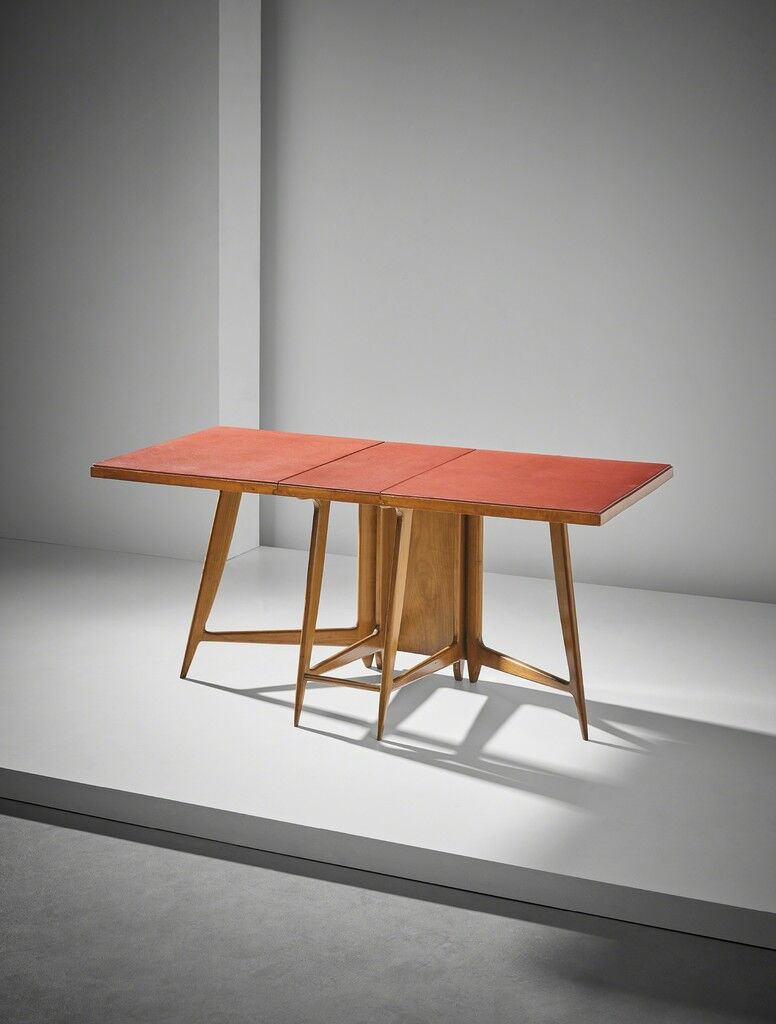 Unique folding table, designed for the Dulciora offices, Milan