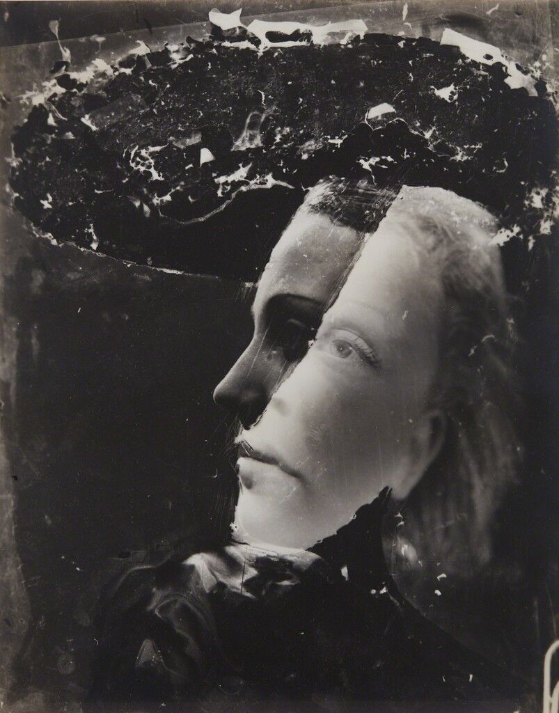 Untitled (double-exposed portrait)