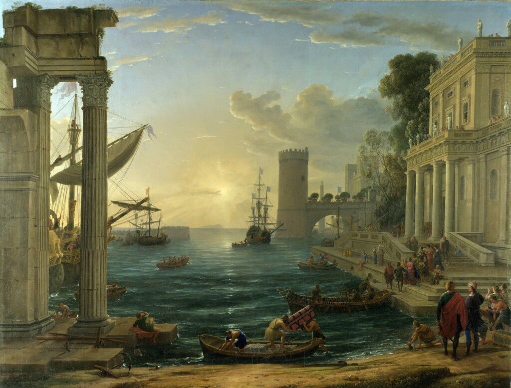 Embarkation of the Queen of Sheba