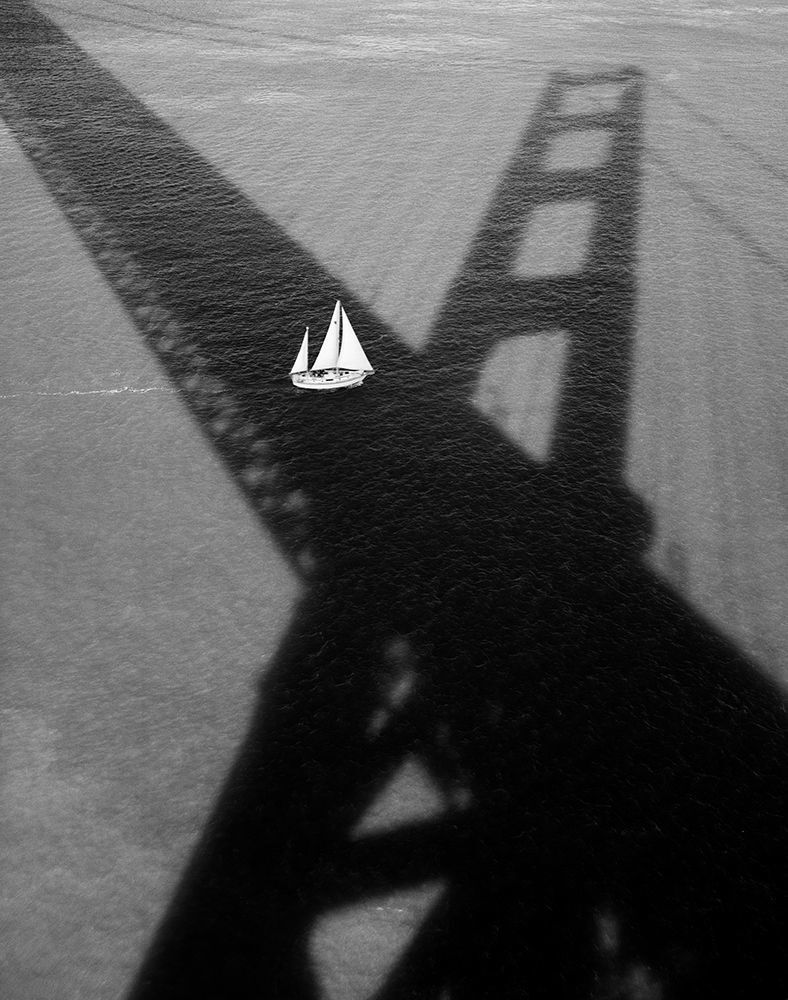 Golden Gate Bridge #176 (Sailboat & Shadow)