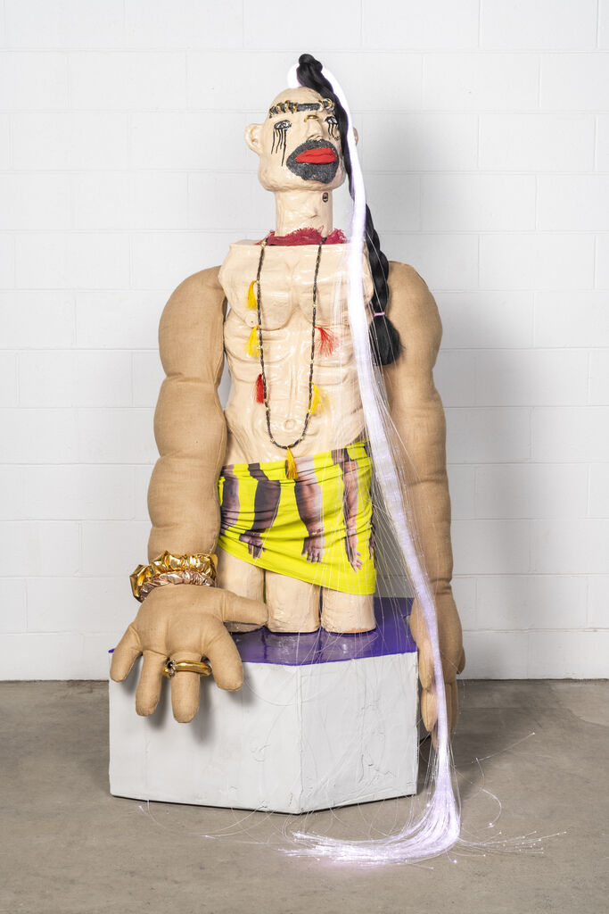 Caramel Standing Figure with Plait