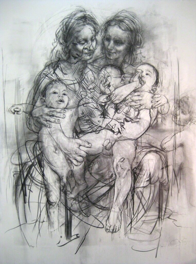 Reproduction drawing IV (after the Leonardo cartoon)