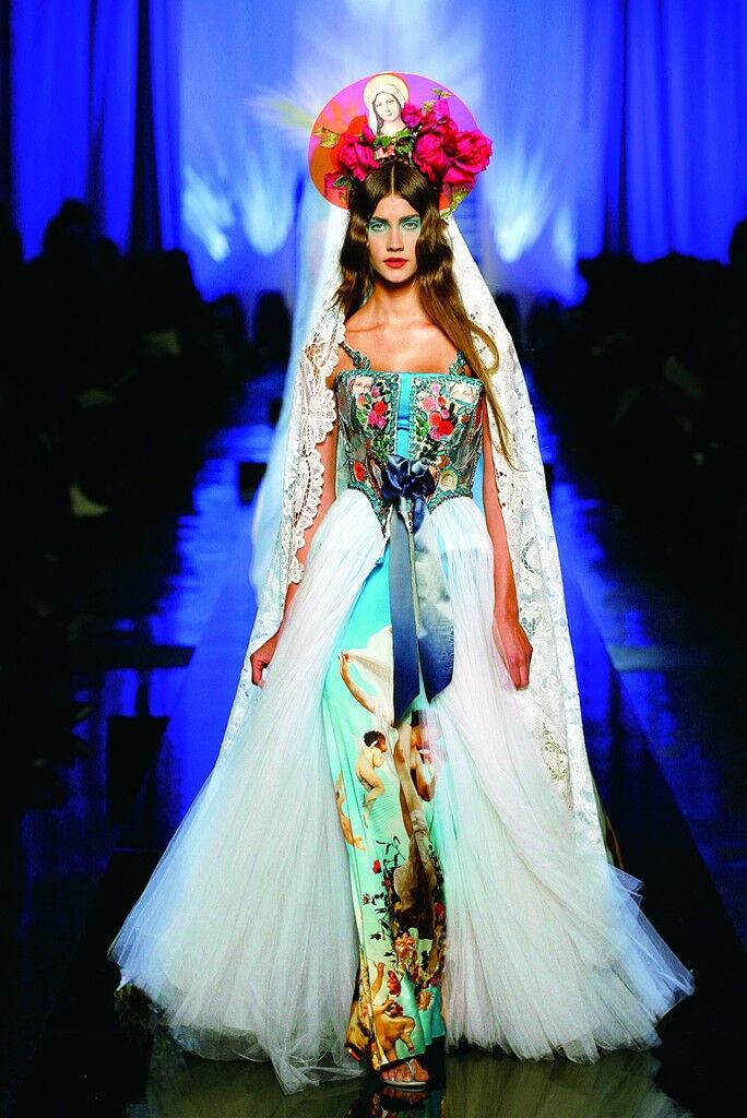 “Apparitions” gown from Jean Paul Gaultier’s “Virgins (or Madonnas)” women’s haute couture spring-summer collection of 2007