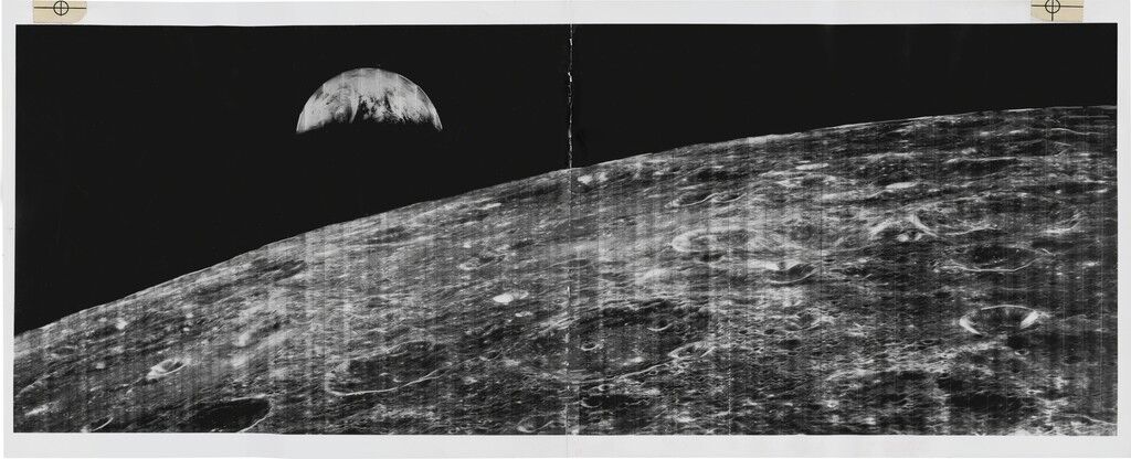 First Photo of Earth as Seen from Lunar Orbit
