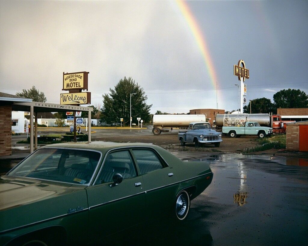 Horseshoe Bend Motel, Lovell, Wyoming, July 16, 1973
