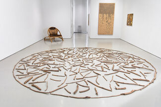 WOOD WORKS: Raw, Cut, Carved, Covered, installation view